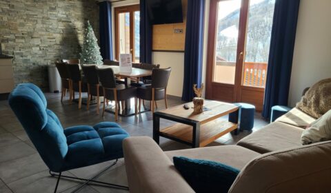 Appartement de vacances au Chalet Beausoleil à Saint-Sorlin-d’Arves avec vue sur les montagnes des Alpes